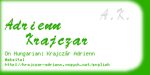 adrienn krajczar business card